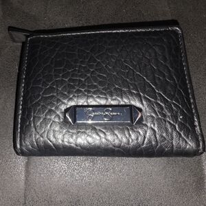 Jessica Simpson Black Faux Leather Wallet